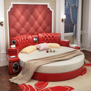 سرير متعدد الوظائف دائري مودرن كود(37.Bed)- مصنع home-mex